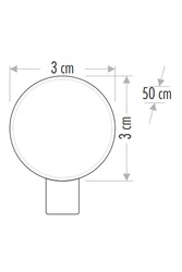 Cata CT-4209 8 Watt Ralina Led Ampul Günışığı - 2