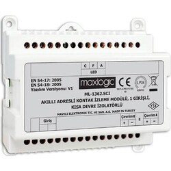 Maxlogic ML-1362.SCI Kontak Izleme Modülü, 1 Giriş, Kısa Devre Izolatörlü - 1