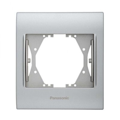 Thea/Panasonic Blu Chrome Matt+Beyaz Tekli Çerçeve - 1