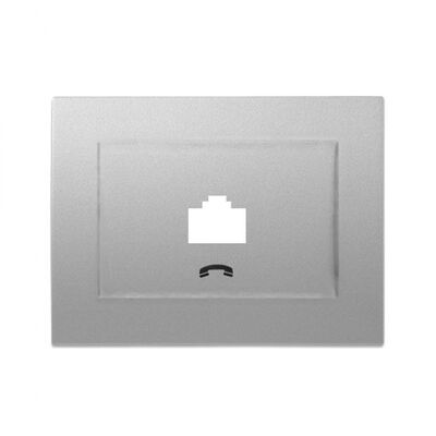 Thea/Panasonic Blu Metalik Beyaz Tekli Numeris Düğme/Kapak (Mekanizma Hariç) - 1
