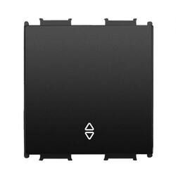 Viko Panasonic Thea Modüler Siyah 2M Veavien Düğme/Kapak (Mekanizma Hariç) - 1