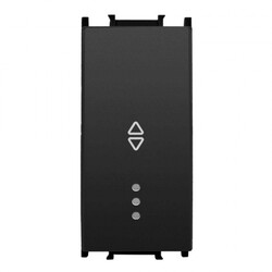 Viko Panasonic Thea Modüler Siyah 1M Işıklı Veavien Anahtar Düğme/Kapak (Mekanizma Hariç) - 1