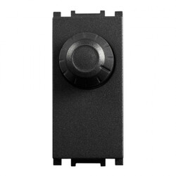 Viko Panasonic Thea Modüler Siyah 1M PRO Vavien Dimmer R 20-300W Mekanizma + Düğme/Kapak WVTT15654BL-TR - 1
