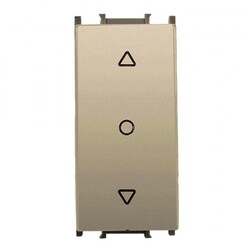 Viko Panasonic Thea Modüler Dore 1M Tek Düğmeli Jaluzi Anahtar Düğme/Kapak (Mekanizma Hariç) - 1