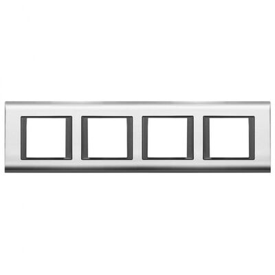 Viko Panasonic Thea Sistema Chrome + Füme 4X2M Çerçeve - 1