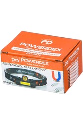 Powerdex Şarjlı Mıknatıslı Yağmur Suyu Geçirmez Kafa Lambası - Feneri PD-6672 - 2