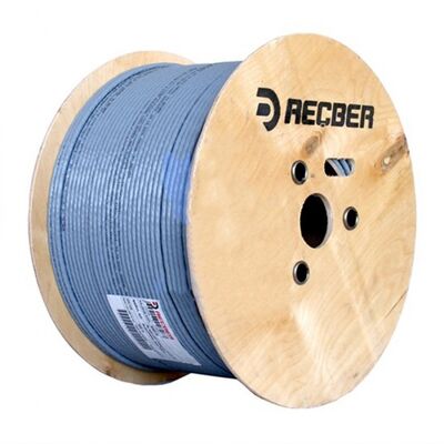 Reçber 506126 SL400 U23 PVC Cat 6 U/UTP 4x2x23AWG Mavi - 1