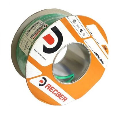 Reçber RG6U/6 PHY-PVC Cu/Cu Euro-Class Eca Yeşil - 1