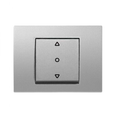 Thea / Pan Blu Metalik Beyaz Tek Düğme Jaluzi Düğme/Kapak Wbtr00235mw-Tr