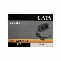 Cata CT-2552 3,5 Amper Fişli Adaptör - 1