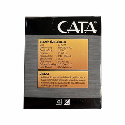 Cata CT-2552 3,5 Amper Fişli Adaptör - 2