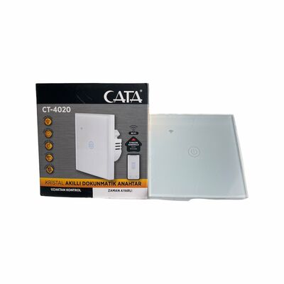 Cata Akıllı Anahtar Beyaz Kasa Ct-4020 - 1