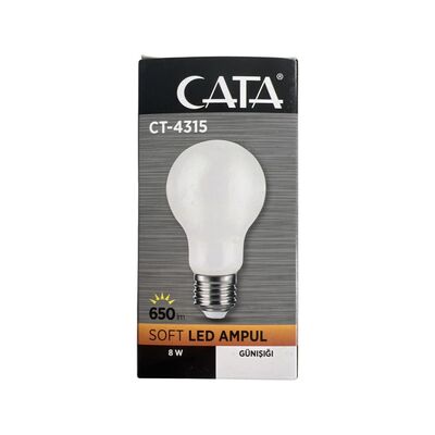 Cata 8w Ledli Soft Ampul (Günışığı) CT-4315