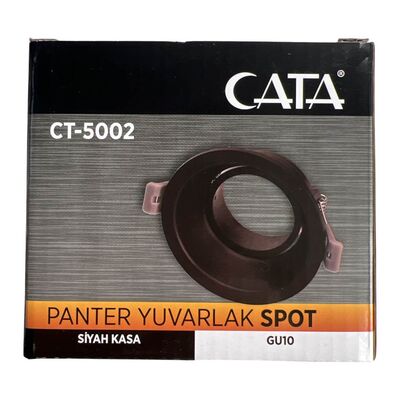 Cata CT-5002 Panter Yuvarlak Siyah Kasa Spot - 2