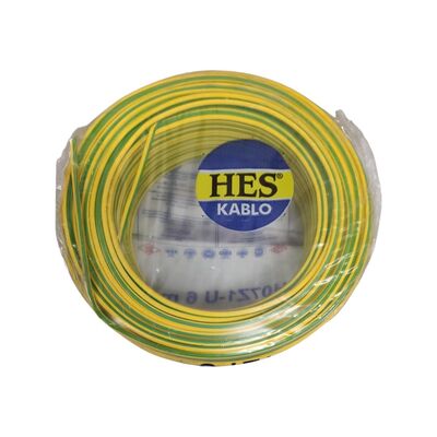 Hes Nya Kablo 6 Mm Sarıyeşil (H07z1-U) Halojen Free - 3