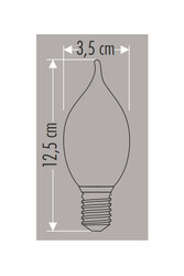 Cata CT-4069 4W Soft Kıvrık Buji Led Ampul Günışığı - 2