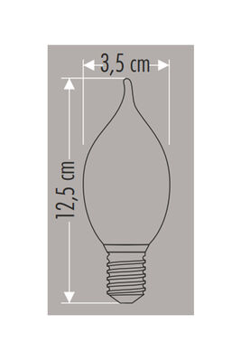 Cata CT-4069 4W Soft Kıvrık Buji Led Ampul Günışığı - 2