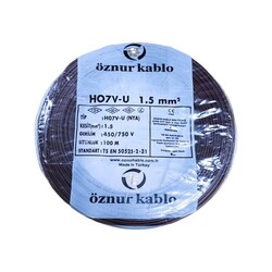 Öznur Nya Kablo 1,5 Mm Kahverengi ( H07v-U ) - 1