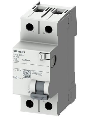 Sıemens 5SV5314-6 A Tip Kaçak Akım Koruma Rölesi 40A 230V 30mA - 1