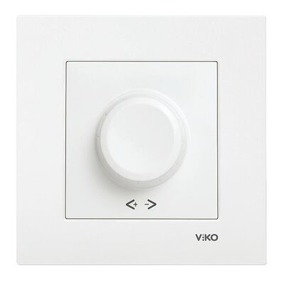 Viko Karre/Meridian Beyaz Pro Dimmer RLC 350W Mekanizma+Düğme/Kapak 90967143 - Viko
