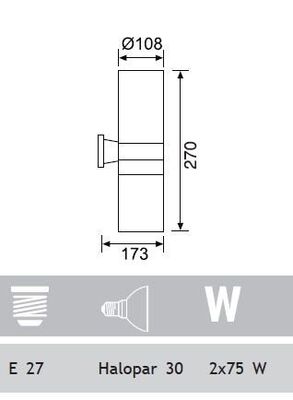 Jupiter Bahçe Aplik JW926 AN - 2