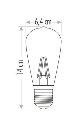 Cata CT-4353 8 Watt Flament Led Ampül Günışığı - 3