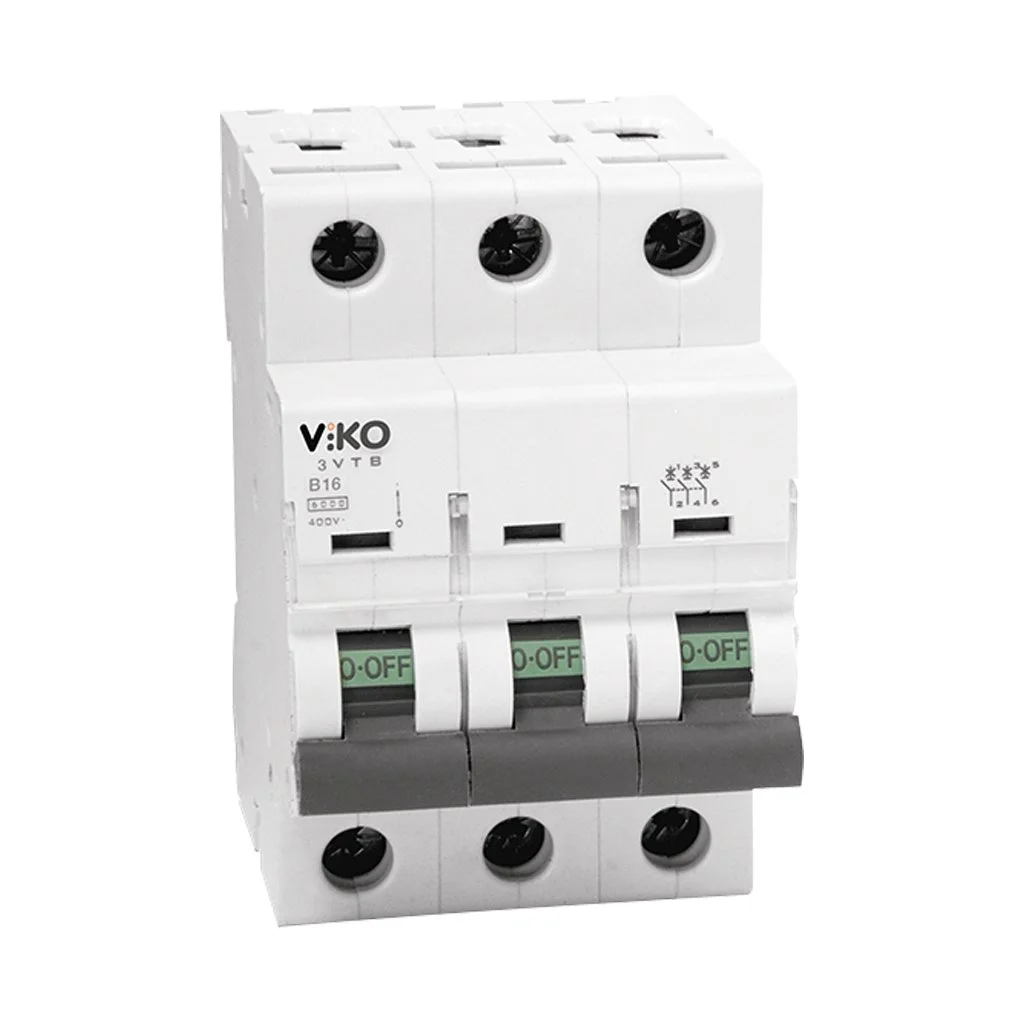 Viko - 6VTB-3C80 3x80A 4,5kA C Tipi Otomatik Sigorta - 1