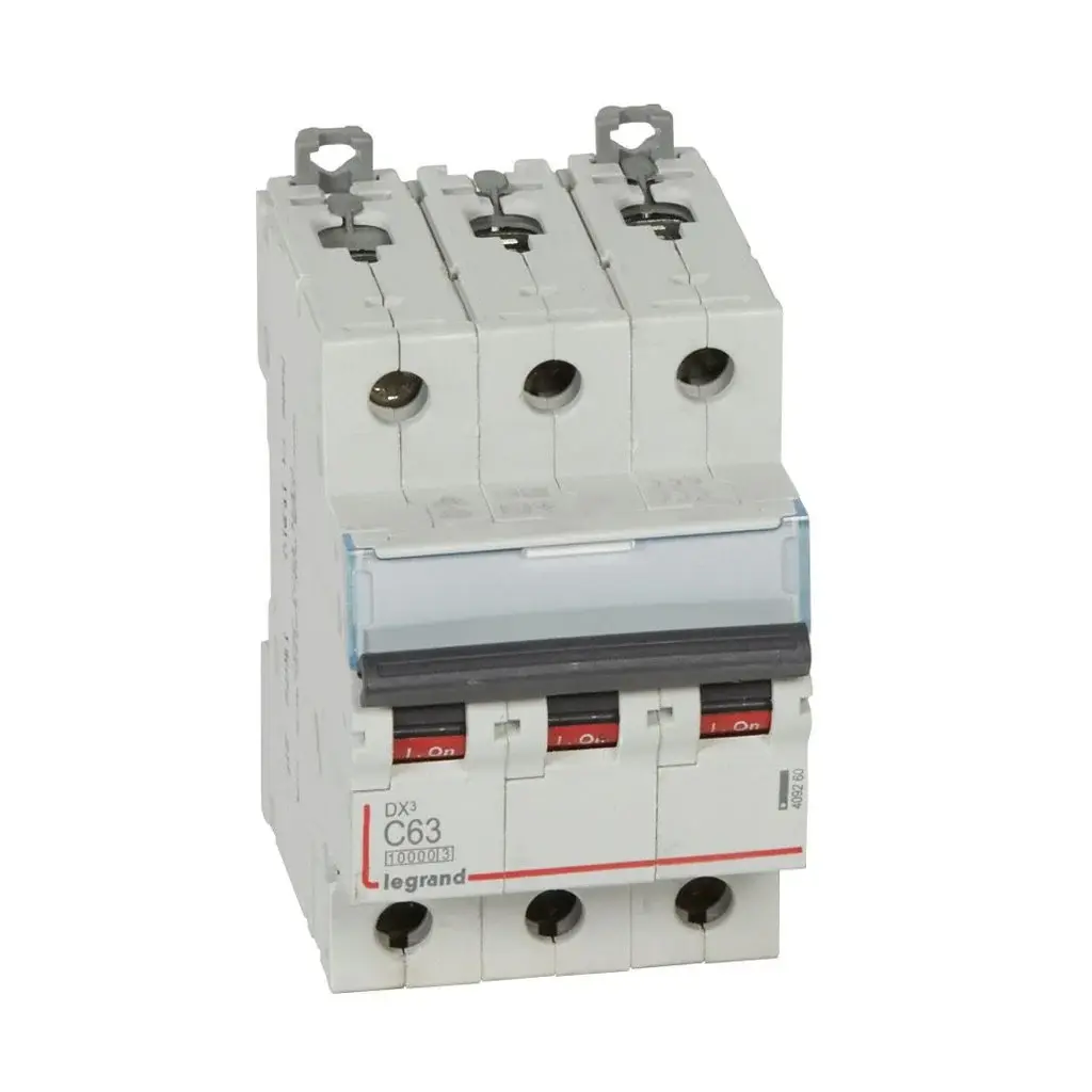 Legrand - 409260 3x63 Amper 10kA C Tipi DX3 Otomatik Sigorta - 1