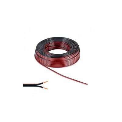 Ünal 2x0,75 mm Kordon Kablo Siyah/Kırmızı CU/CU - 1