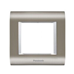 Viko Panasonic Thea Sistema Inox + Metalik Beyaz 2M Çerçeve - 1