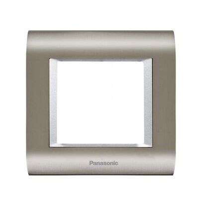 Viko Panasonic Thea Sistema Inox + Metalik Beyaz 2M Çerçeve