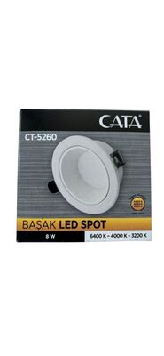 Cata CT-5260 8W Başak Led Armatür Beyaz Işık