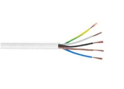 Ünal 5x2,5 TTR Kablo Beyaz (H05VV-F) - 1