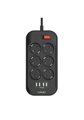 LDNIO SE6403 6PRİZ+4 USB Akım Korumalı Prizi - 1