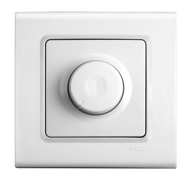 Viko Linnera/Rollina Beyaz R Dimmer R 40-600W Mekanizma+Düğme/Kapak (Çerçeve Hariç) - 1