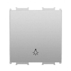 Viko Panasonic Thea Modüler Metalik Beyaz 2M Light Düğme/Kapak (Mekanizma Hariç) 90881611-VNC - 1