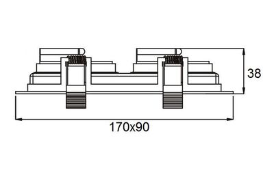 Jupiter JH640 SN Saten Nikel İkili Spot - 2