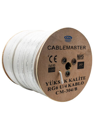 Cablemaster CM-304 Anten Kablosu RG6/U4 - 1