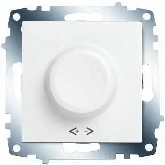 Viko Karre/Meridian Beyaz Rotatif Dimmer R 40-600W (Çerçeve Hariç) - 1
