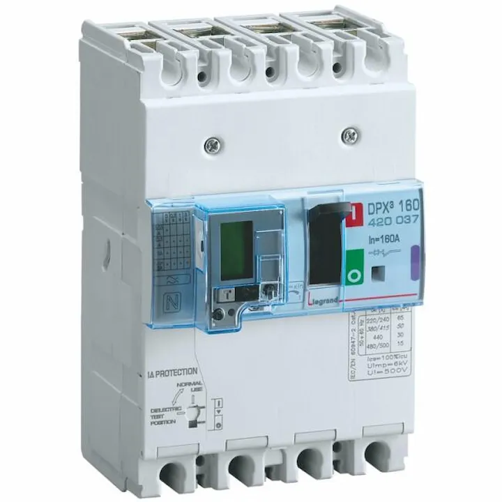 Legrand - 420037 DPX3 160 4P 160A 16kA Termik Manyetik Kompakt Şalter - 1