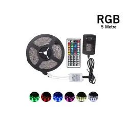 Cata Ct-4558 Rgb Şerit Led Seti (5 Mt Rgb Led 15 Renk+Trafo+Rgb Kumanda) - 2