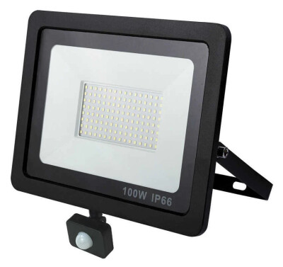 Jupiter 100W Sensörlü Led Projektör Beyaz Işık - Jupiter