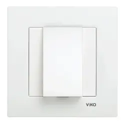 Viko Karre/Meridian Beyaz Kablo Çıkış Mekanizma (Çerçeve Hariç) - 1