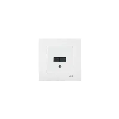 Viko Karre/Meridian Fiber Optik Konnektör Beyaz (Çerçevesiz) 90967023 - 1