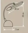 Cata 7w Ledli Kuğu Aplik (Günışığı) Ct-5212 - 3