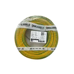 Ünal Nya Kablo ( H07V-U ) 2,5 mm² Sarıyeşil - 1