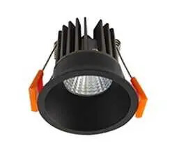 Jupiter LS544 7W Siyah Yuvarlak Sabit Spot 3000K Günışığı - Jupiter