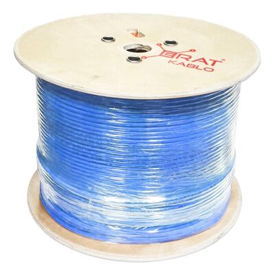 Erat CAT6 U/UTP 23 AWG 250 MHz LS0H Mavi 500m Makara - ERAT