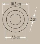 Cata CT-5150 7W Panel Led Armatür Beyaz Mavi - 2