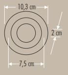 Cata CT-5150 7W Panel Led Armatür Beyaz Mavi - 2